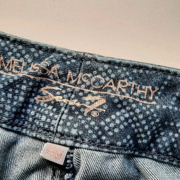 Seven7 Melissa McCarthy Jeans Womens 14W Pencil Skinny‎ Aztec Southwest Boho - Picture 8 of 14